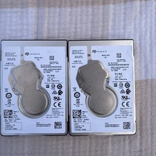 Lot of 2 SEAGATE MOBILE 1TB HDD 2.5" Laptop HARD DRIVE 