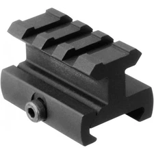 AIM Sports Medium Profile 1.6" Long Picatinny Riser Mount, 0.83" Lift