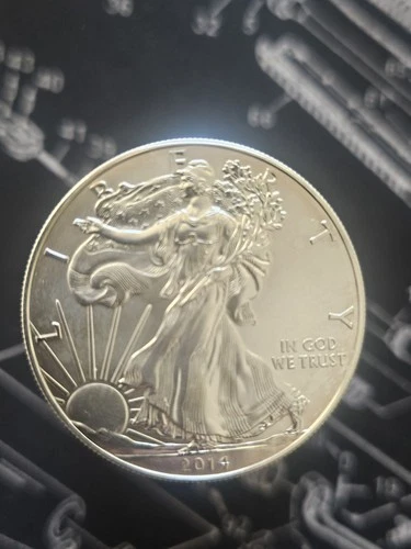 Roll of 20 - 2014 $1 American Silver Eagle Dollar Coins full Tube 1 oz BU .999