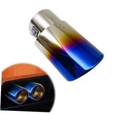 Car Exhaust Throat Tail Pipe Stainless Steel - Chrome-Plated Exhaust Colorful