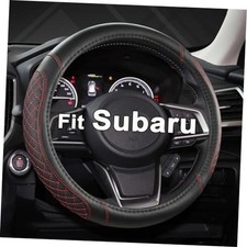 Customized Auto Car Steering Wheel Cover for Subaru