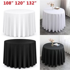 Polyester Round Tablecloth