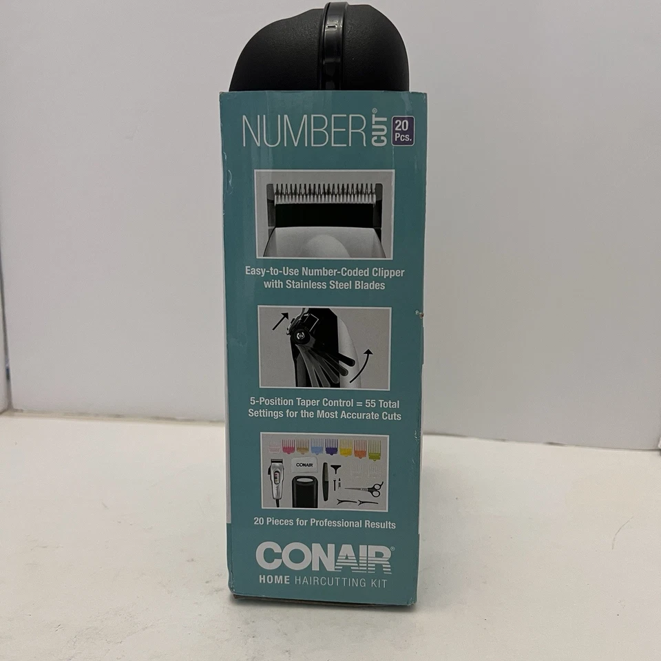 Conair Number Cut 20 Piece Haircut Kit HC408RN New in Box - Image 4 of 4