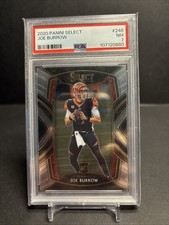 2020 Panini Select Joe Burrow #246 Rookie Card PSA 7 RC. rookie card picture