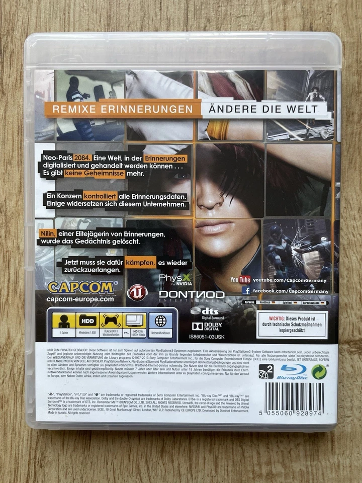 Remember Me (Sony PlayStation 3, PS3) - Bild 2 von 4