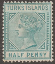 EDSROOM-20421 Turks Islands 51 HR 1894 Die B CV$7