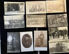 11 Card LOT WW1 Era RPPC Real Photo Postcards German European Military Soldiers