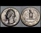 Toned 1932 Washington Silver Quarter- XF