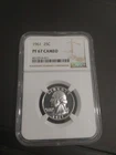 1961 Washington Quarter Proof PF67 Cameo NGC