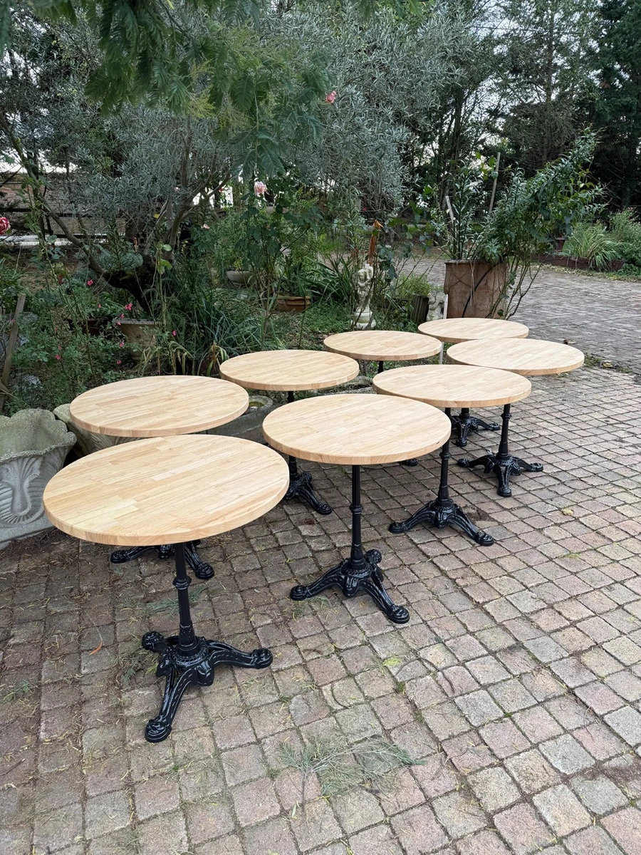 Table De Bistrot Ancienne Des Années 1930 - Meuble De Métier - 100x50x74 Cm