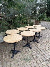 Table bistrot pied fonte