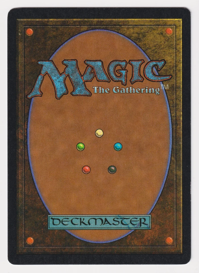 Metallic Red Signed Burning Shield Askari LP Mirage Artist Dan Frazier MTG Magic - Image 2 of 2