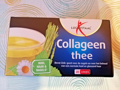 Lucovitaal Kollagen-Tee:Zink für Haare und Nägel  Kräuter Zitronengras Orangensc