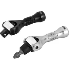 2 Piece 1/4″ Drive Nano Ratchet and Bit Driver Set