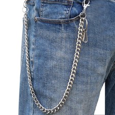 Heavy Wallet Chain for Men Women Punk Biker Goth Pants Trousers Belt Chain