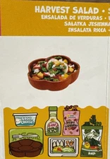 🥗 🍎 NEW! Miniverse Cafe Series 5/ Wave 2. Opened/Unmade~ HARVEST SALAD