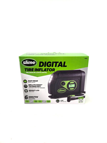 Slime 40051 Tire Inflator, Portable Car Air Compressor