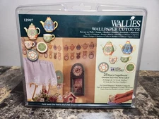 Wallies Wallpaper Cutouts Mary Engelbreit Green Tea Set 12907