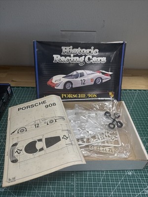 Heller 1:24 #80750 Historic Racing Cars PORSCHE 908 Open Box Sealed Bags