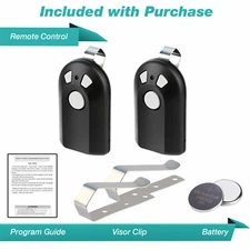 2 For Genie Intellicode ACSCTG Type 3 Garage Door Opener Remote Control GIT-3