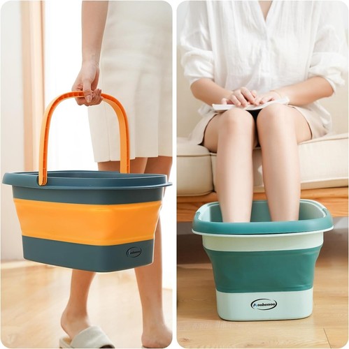 Collapsible Foot Bath Basin with Massage Acupoint - Ultimate Home Spa Luxury - Picture 9 of 9