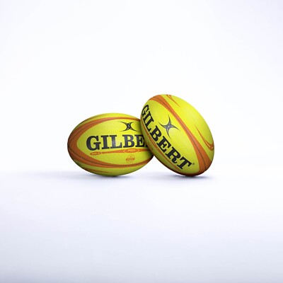 Gilbert Omega Fluor Match Qualität Rugby Ball Größe 5 - Kostenloser Versand