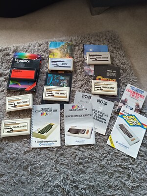commodore vic 20 games Cartridges Some Rare Plus Books Inc