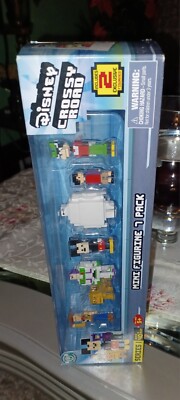 NEW ~ Disney Crossy Road Mini Figurine 7-pack Series 1 Clarabelle Cow~Baymax +