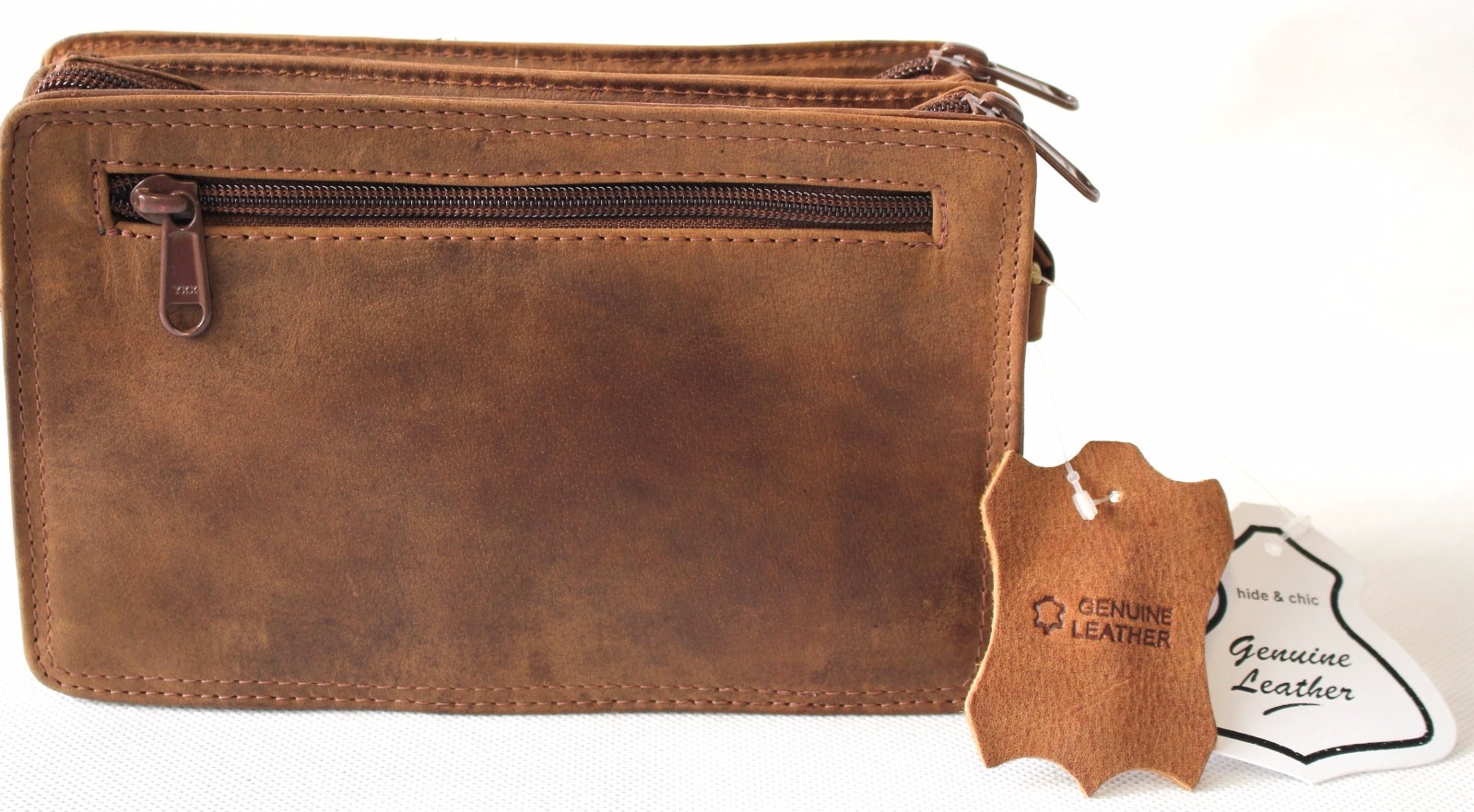 Genuine leather Vintage Leather Man Bag. 52009. eBay