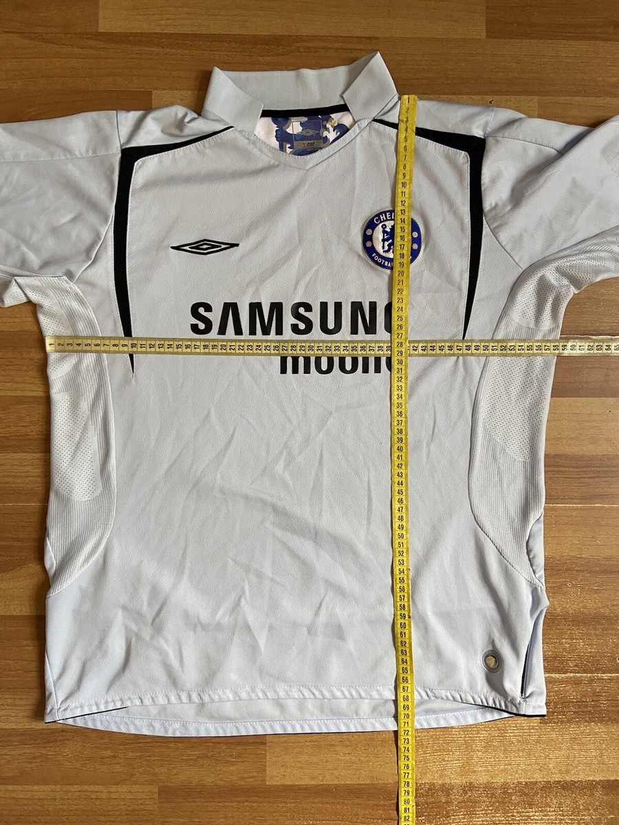 Maillot De Football Chelsea 2005-2006 Away - Marque Umbro - Occasion En Très Bon état (voir Mesures)