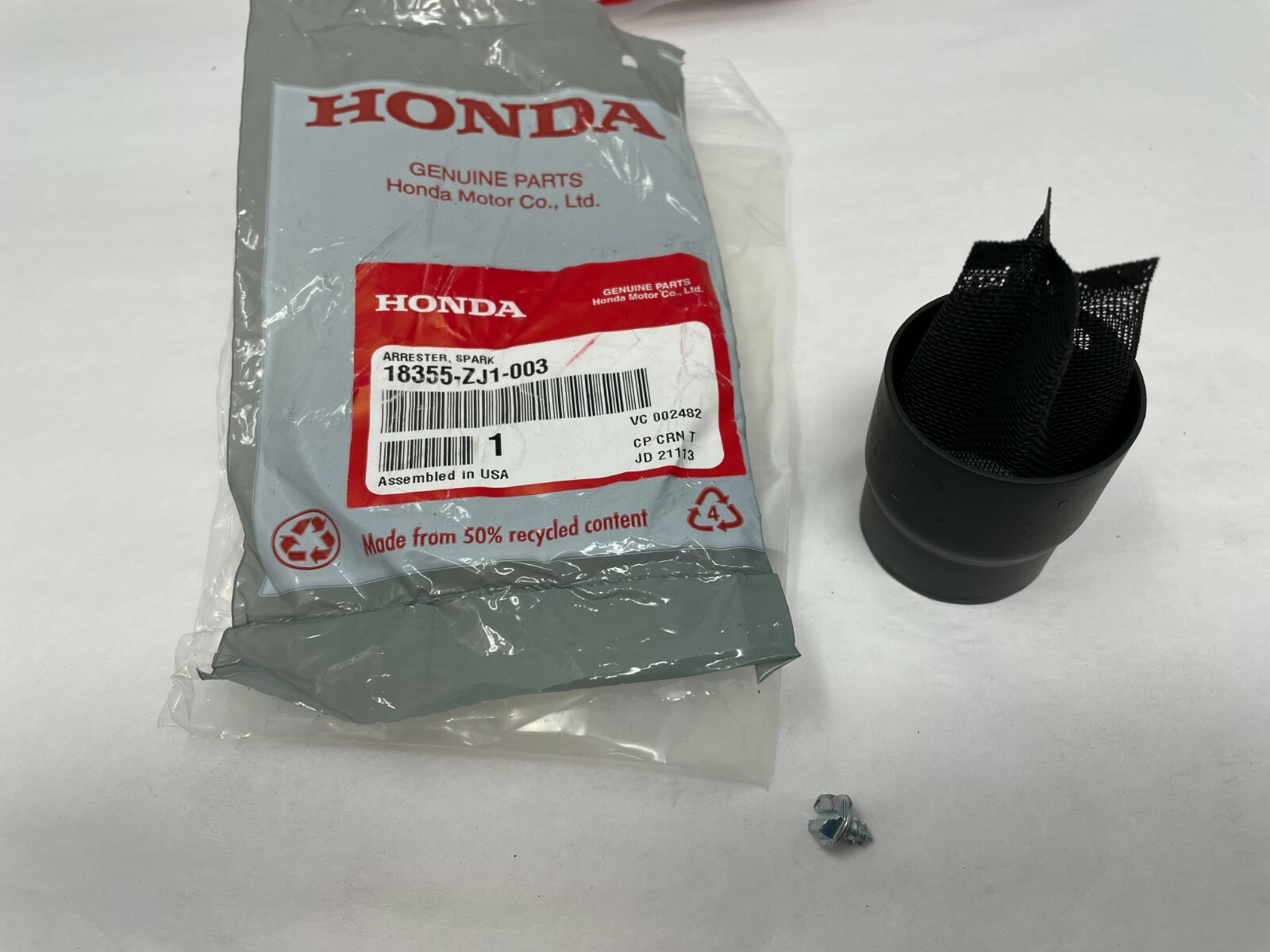 Genuine OEM Honda Spark Arrestor 18355ZJ1003 Fast Free Shipping! eBay