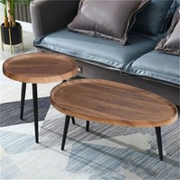 Fativo 2Er Couchtisch Wohnzimmertisch Beistelltisch Massivholz Tisch Sofatisch