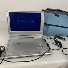 Polaroid 10" wide screen portable dvd player swivel screen PDM-1040 Case Cord