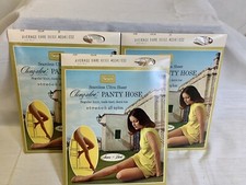 Vintage Sears Cling-alon Panty Hose Nylons Color Beige