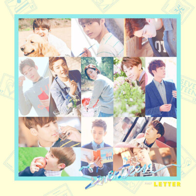 SEVENTEEN [FIRST LOVE & LETTER] 1st Album LETTER CD+Photo Book+4Card+Sticker Set