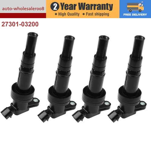 4X Ignition Coil Pack For Hyundai Accent RB for Hyundai i20 Cross Elite ...