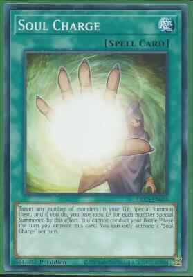 SR01-EN033 Soul Charge 1st edition Mint YuGiOh Card SR01-EN033 Soul Charge 1st edition Mint YuGiOh Card