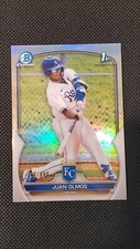 2023 Bowman Chrome Prospect Refractor #BCP-136 Juan Olmos /499 Royals