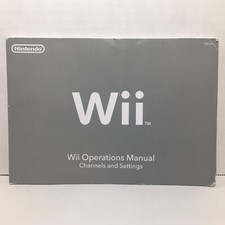 Wii Operations Manual - Channels and Settings - Nintendo OEM
