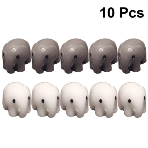  10 Pcs Elephant Figure Resin Ornament Office Decor Elephants Figurines Model - Afbeelding 1 van 11