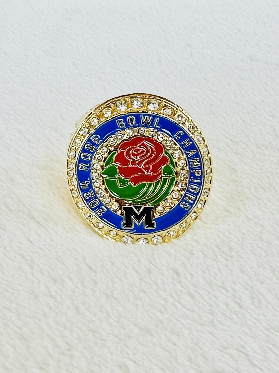 2024 Rose Bowl Michigan Wolverines Championship Ring W Box, US