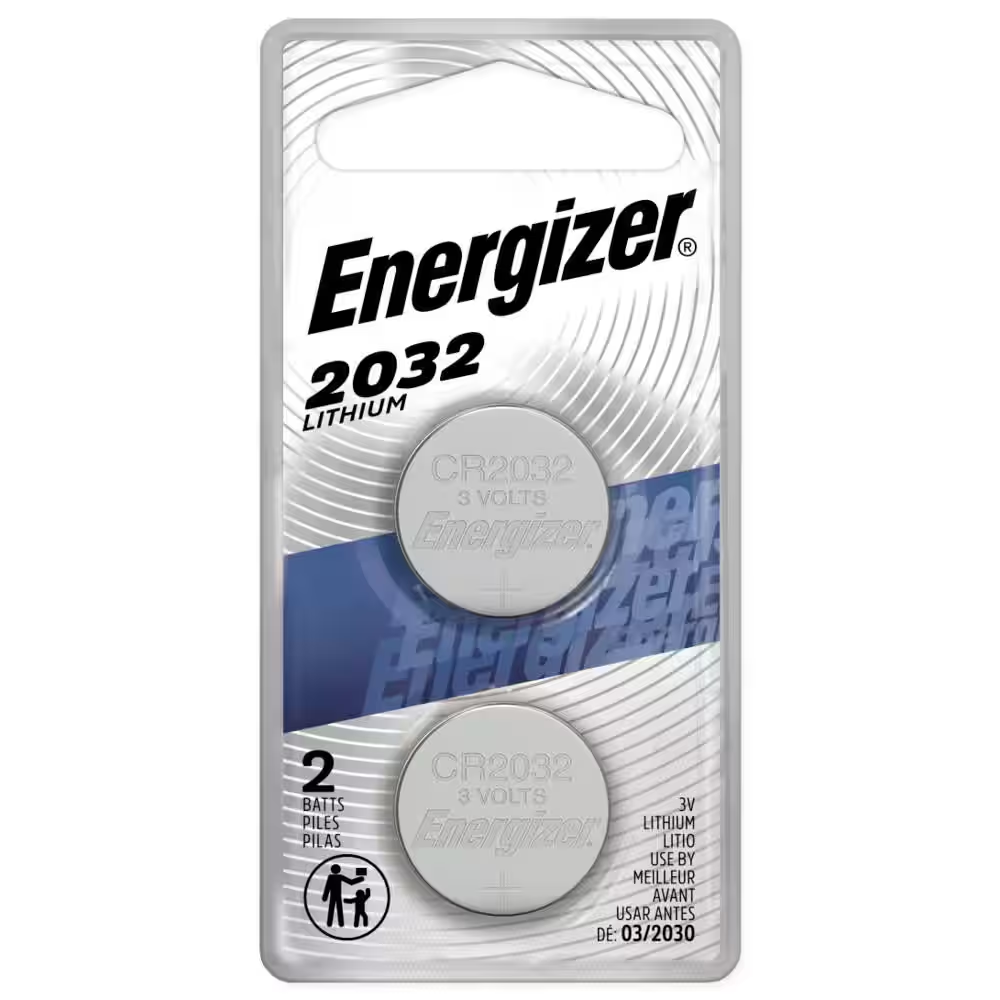 CR2032 Batteries (2-Pack), 3V Lithium Coin Batteries-image
