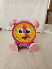 The Learning Journey -Telly Jr. Teaching Time Clock-Pink For Boys-Girls 3Yrs Up