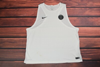 PARIS SAINT GERMAIN PSG SHIRT NIKE TANK TOP WHITE KIT XXXL