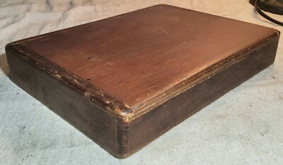 RARE ANTIQUE WOODEN BOX MARKED 