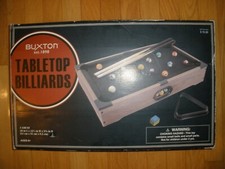 Buxton 2016 Tabletop Billiards COMPLETE