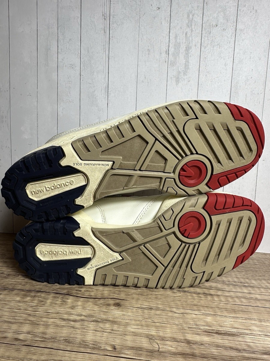 NEW BALANCE 550 AIME LEON DORE USED SIZE 9.5 ALD NB WHITE  display picture 3
