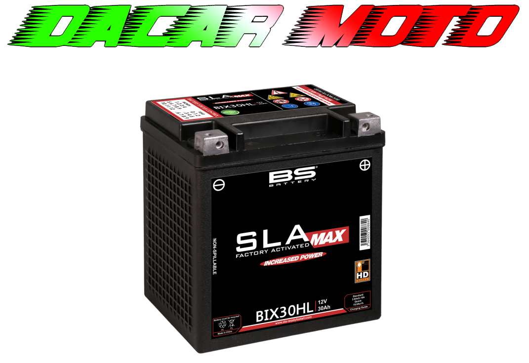 BATTERIA BS ATTIVATA HARLEY DAVIDSON	FLHR 1450 ROAD KING	2002 2003 BIX30HL