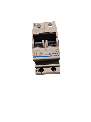 Hager Leitungsschutzschalter MBN-506E 1P+N, B-6A, 6kA, 2 Module, Sicherungsautom
