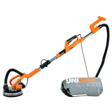 NNEMB 225mm 750W Telescopic Long Reach Dry Wall Sander Kit, Foldable, Vacuum Sys